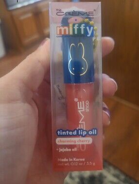 Miffy, Tinted Lip Oil, Charming Cherry, 0.12 oz (3.5 g)